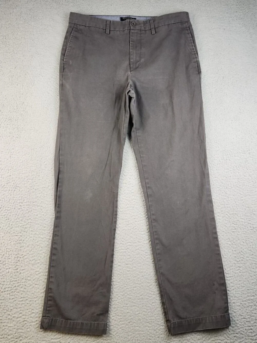 Banana Republic Pants Men's 34x34 Gray Chinos Emerson Straight Leg Casual Slacks